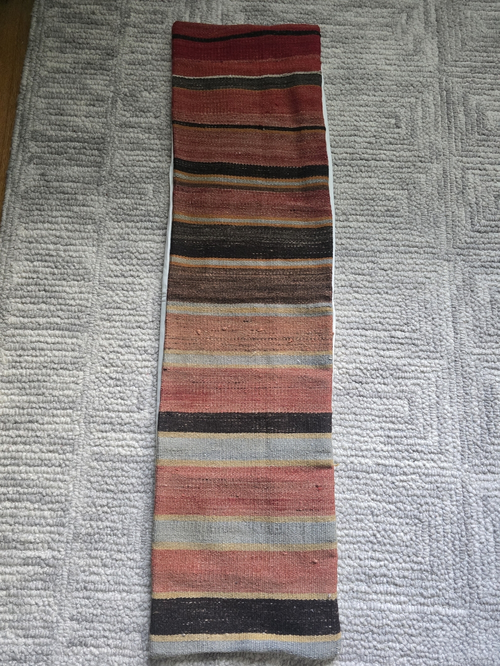 Turkish kilim 12x48 long lumbar pillow cover